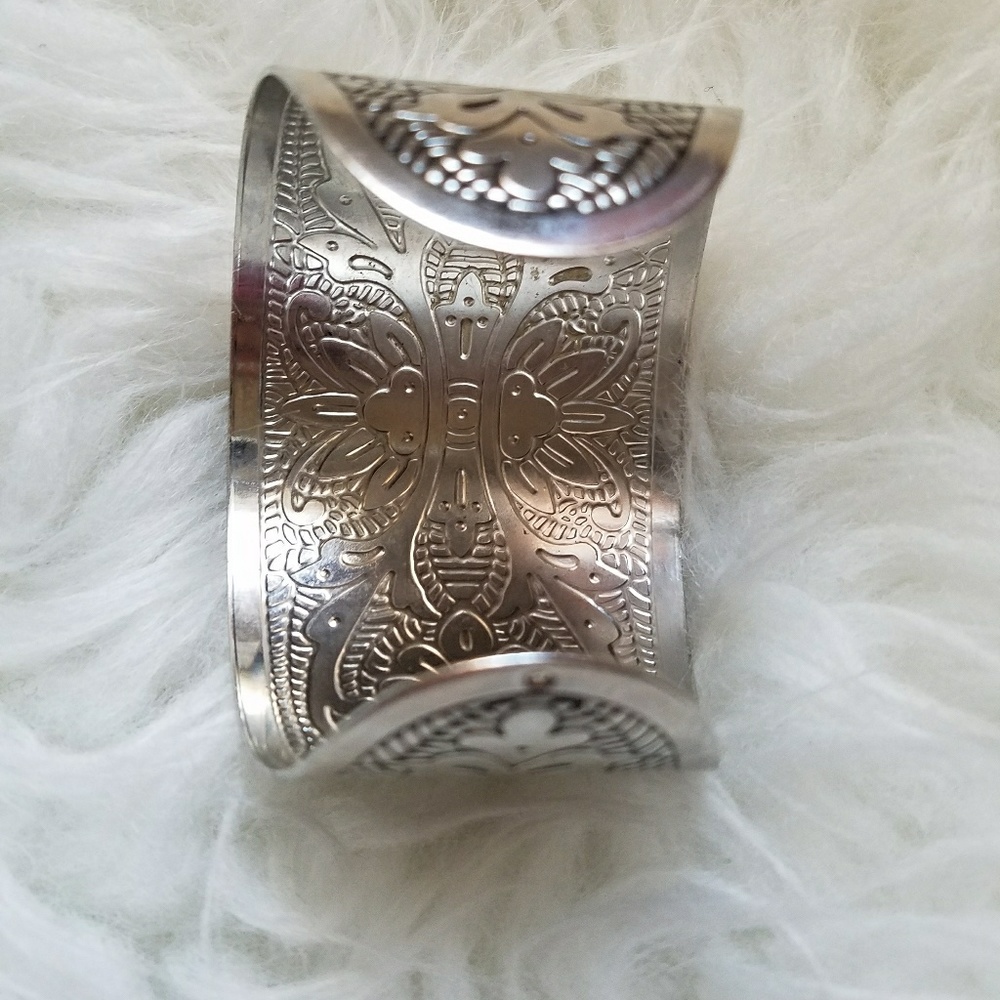 Silver Cuff Bracelet - Picture 3 of 7